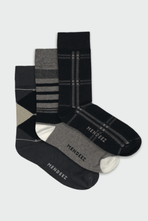 exclusive pack of 3 printed crew sockssocksmendeez pk 0002199 829544