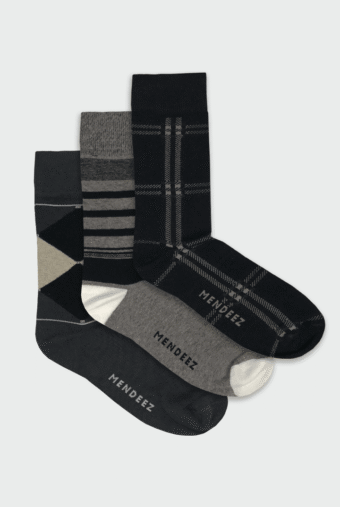 exclusive pack of 3 printed crew sockssocksmendeez pk 0002199 829544
