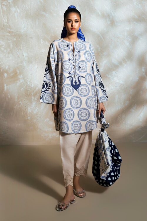 Stitched Boxy Embroidered Shirt