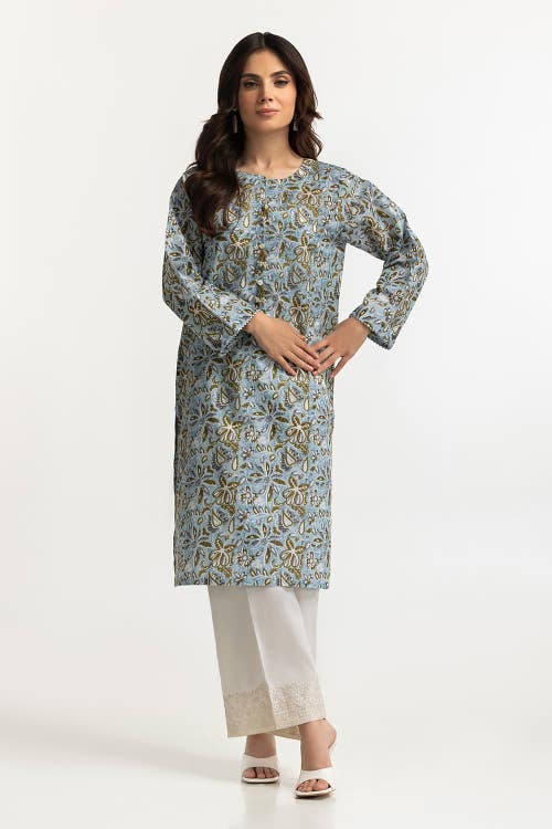 Lawn Printed Shirt IUSTK-282