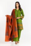 3 Piece Jacquard Suit IUSTKSD-389