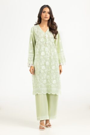 lawn embroidered co ord set iustts 786 front