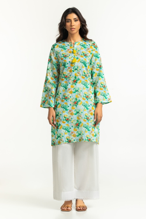 Lawn Printed Shirt IUSTK-706