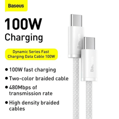Baseus Dynamic Series 100W Fast Charging Data Cable Type-C to Type-C 1m