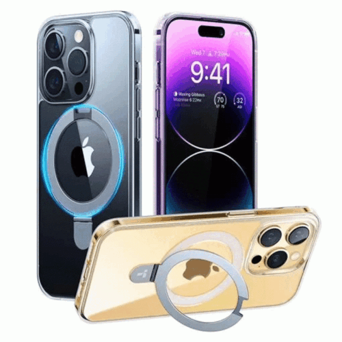 Torras UPRO Ostand Phone Case for iPhone 14 Pro Max – Clear