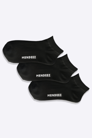 pack of 3 ankle socks black