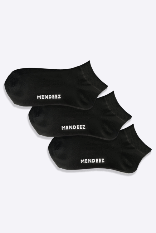 Black Ankle Socks - Pack of 3