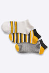 Striped Ankle Socks - Pack of 3