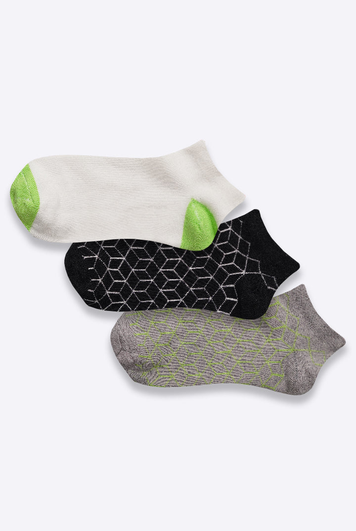 pack of 3 ankle socks p3