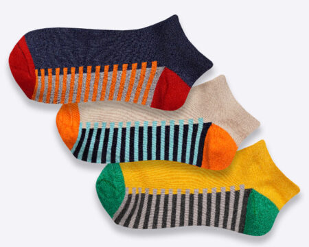 Funky Ankle Socks - Pack of 3