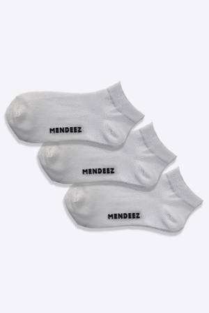 pack of 3 ankle socks white