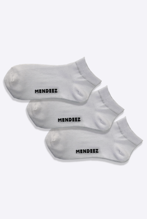 White Ankle Socks - Pack of 3