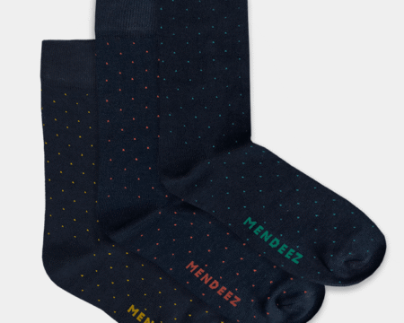 Polka Dots Pack of 3 – Printed Crew Socks
