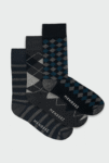 Presidential Pack of 3 – Printed Crew Socks