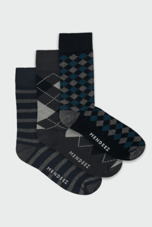 presidential pack of 3 printed crew sockssocksmendeez pk 0002196 948483