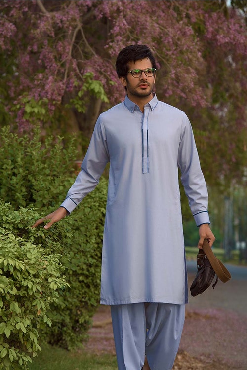 Sky Blue MEGA SUPER O/S Unstitched Fabric