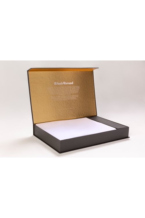 White Unstitched Fabric With Gift Box X-Series - Exeptional Collection Zircon