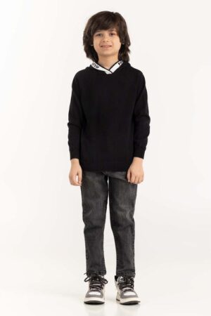 black knit sweater 224 311 007 4
