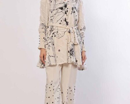 2 Piece Unstitched Jacquard Printed Suit JT-42021