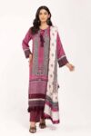 3 Piece Unstitched Printed Cotail Suit CV-42004