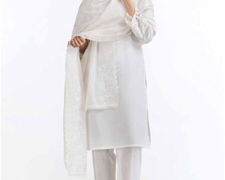 Embroidered Lawn Dupatta DP-42004