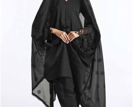 Embroidered Lawn Dupatta DP-42005