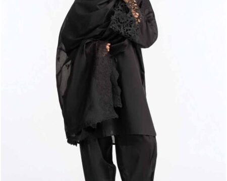 Embroidered Lawn Dupatta DP-42006