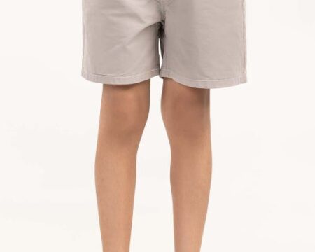 Toddler Boy Grey Basic Shorts Wide Leg TBNB-2210002 B
