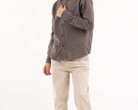 Junior Boy Grey Casual Shirt 224 -317-022