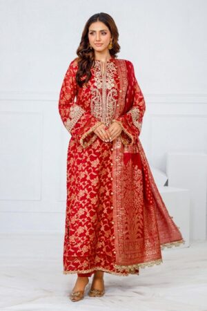 jacquard dup shirt emb neckline gulahmed fe 52073 full