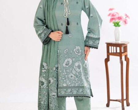 3 Piece Unstitched Jacquard Suit CLP-52179 A