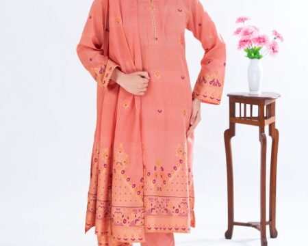 3 Piece Unstitched Jacquard Suit CLP-52181 A