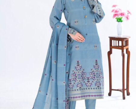 3 Piece Unstitched Jacquard Suit CLP-52182 A