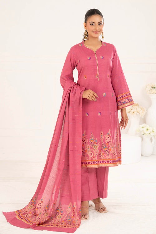 3 Piece Unstitched Jacquard Suit CLP-52176 A