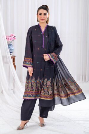 jaquard shirt dupatta dyed trouser gulahmed clp 52176f full