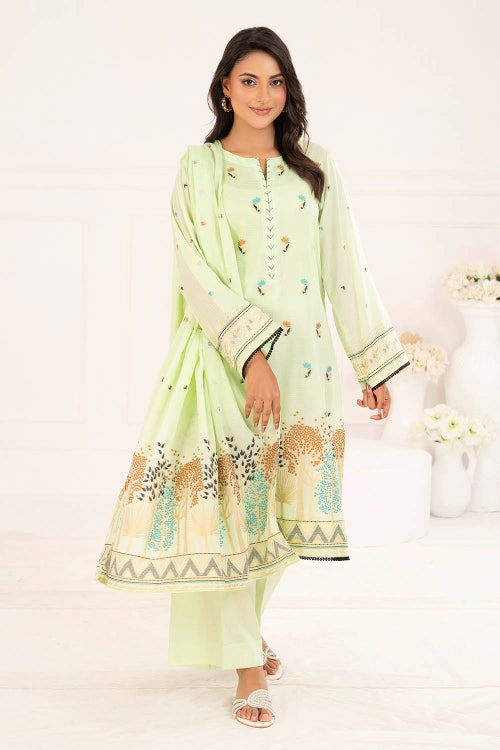 3 Piece Unstitched Jacquard Suit CLP-52177 E