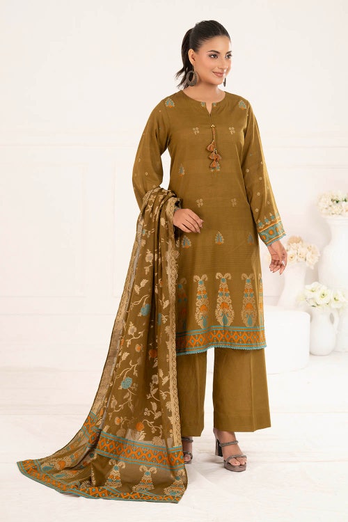 3 Piece Unstitched Jacquard Suit CLP-52178 A