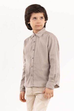 junior boy fawn casual shirt 224 317 022 4