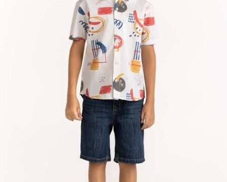 Junior Boy Multi Printed Casual Shirt JB-CS-SS23-001