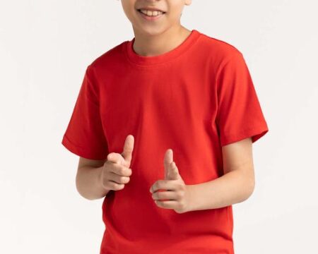Junior Boy Red T-Shirt 231-313-001 F