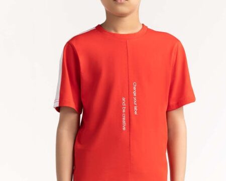 Junior Boy Red T-Shirt 231-313-011