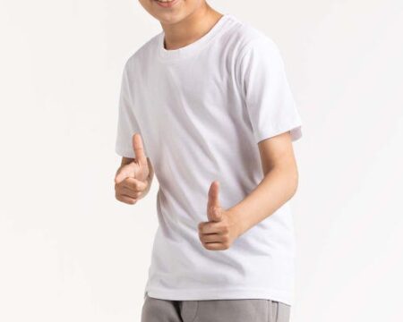 Junior Boy White T-Shirt 231-313-001 B