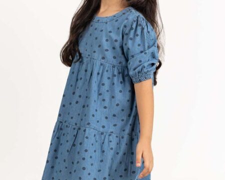 Junior Girl Blue Dress 231-414-212