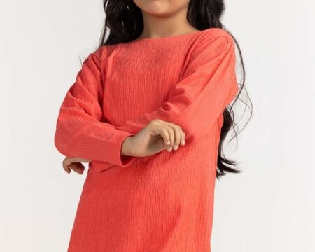 Junior Girl Coral Dress 231-414-055