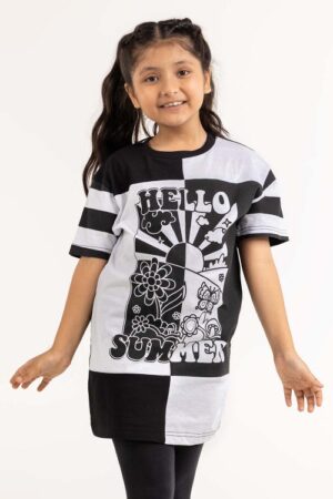 junior girl white and black t shirt 231 413 017 5