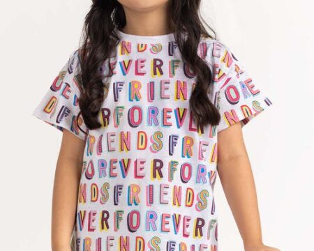 Junior Girl White T-Shirt 231-613-022