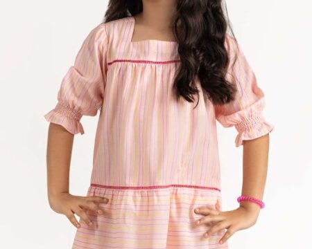 Junior Girl Pink Dress 231-414-211