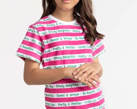 Junior Girl Pink T-Shirt 231-413-025