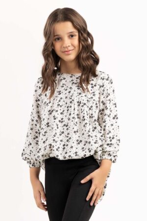 junior girls white woven shirt 224 417 023 2