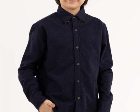 Junior Boy Navy Casual Shirt 224-317-025